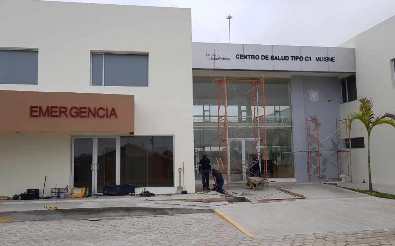 Juntas Arquitectónicas en Centro de Salud Muisne en Esmeraldas