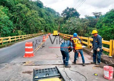 Juntas de dilatación para el puente el Pisque en Tungurahua