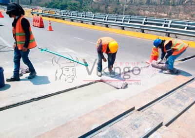 Juntas de dilatación para el puente Curvo en Ambato